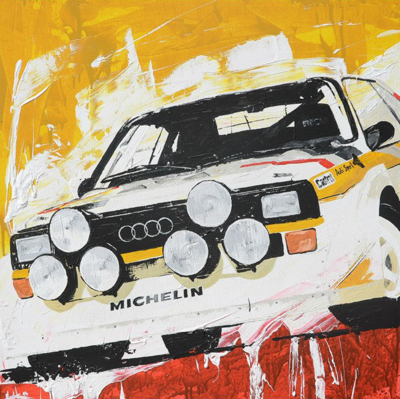Illustration for article titled The most iconic race cars in history captured in beautiful paintings